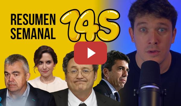 Embedded thumbnail for Condenan al fiscal, Mazón en el Congreso, Cerdán en libertad y un ático de lujo #ResumenSemanal 145