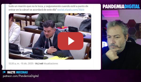 Embedded thumbnail for Rufián hace llorar a Prada. +Audios VOX/Revuelta. Héroe musulmán en Sidney. Ganó pinochetismo