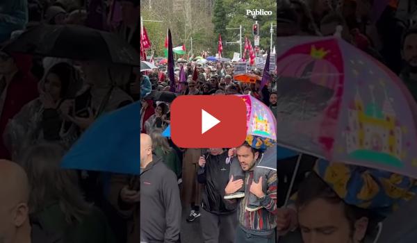 Embedded thumbnail for Miles de personas protestan contra Israel en Australia bajo el lema de &#039;salvar Gaza&#039;
