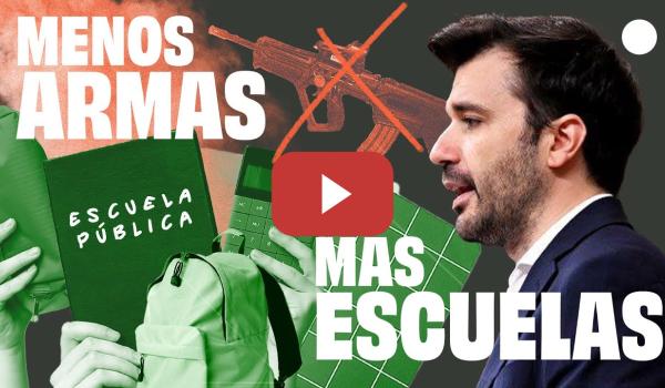 Embedded thumbnail for Javier Sánchez Serna: “El aumento de gasto militar es un recorte encubierto a la educación pública”