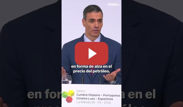Embedded thumbnail for El contundente mensaje de Pedro Sánchez, sobre los ataques de EEU e Israel a Irán