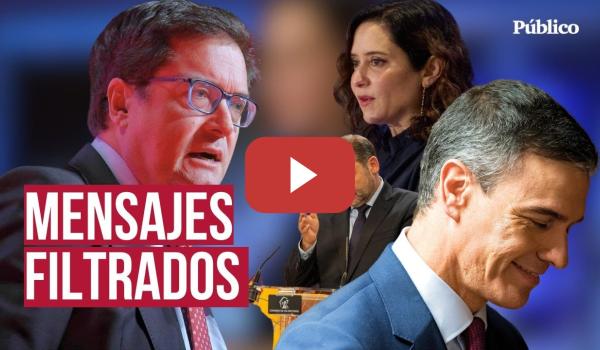 Embedded thumbnail for El PSOE, sobre la filtración de mensajes de Sánchez y Ábalos: &quot;Es una estrategia de la derecha&quot;