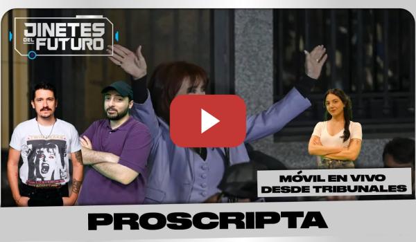 Embedded thumbnail for CRISTINA KIRCHNER NO PODRÁ SER CANDIDATA. PROSCRIPCIÓN JUDICIAL Y MEDIÁTICA ⚖️| JINETES DEL FUTURO 🏇