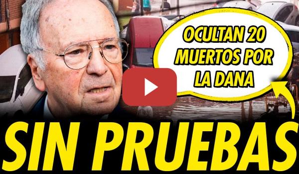 Embedded thumbnail for MANOS LIMPIAS ACUSA AL GOBIERNO, SIN PRUBEAS, DE OCULTAR VÍCTIMAS DE LA DANA