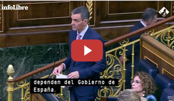 Embedded thumbnail for Sánchez, a Aizpurua: &quot;Hay que ser justos. Hay desafíos que no dependen del Gobierno de España&quot;
