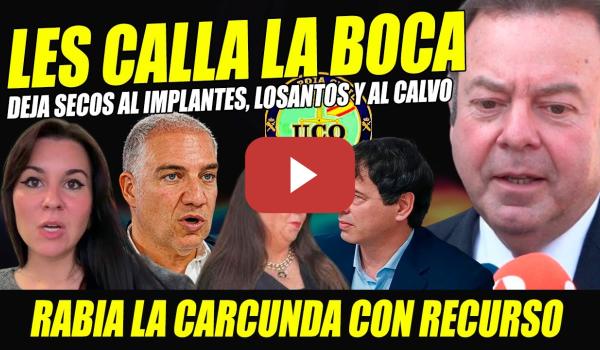 Embedded thumbnail for CARCUNDA EN PÁNICO TRAS LECCIÓN ABOGADO HERMANO SÁNCHEZ RECURSO. LOSANTOS, BENDODO POR LOS SUELOS