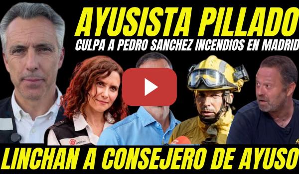 Embedded thumbnail for LINCHAN A CONSEJERO DE AYUSO POR CULPAR A PEDRO SANCHEZ POR SER UN GAFE DE LOS INCENDIOS EN MADRID