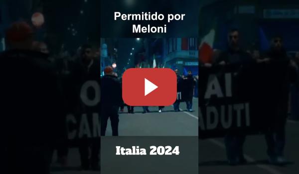 Embedded thumbnail for Fascistas con Antorchas toman las calles de Milán