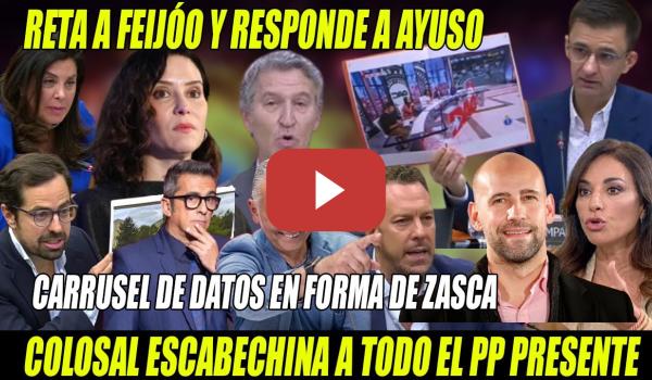 Embedded thumbnail for RETA a Feijóo y REVIENTA a Ayuso y sus LACAYOS-ESCABECHINA del PRESI de RTVE Pablo López con ZASCAS