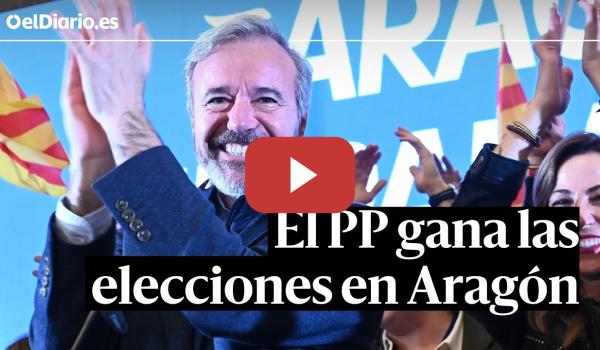 Embedded thumbnail for Jorge Azcón (PP): "Sólo hay un partido que puede decir que ha ganado las elecciones"