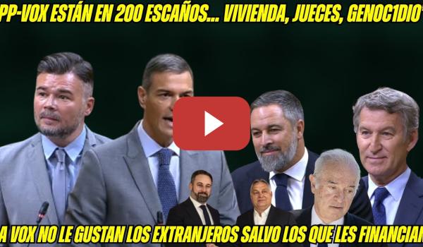 Embedded thumbnail for RUFIÁN SOLTANDO VERDADES: JUECES, VIVIENDA y PALESTINA. SÁNCHEZ responde a FEIJÓO y FALTÓN ABASCAL