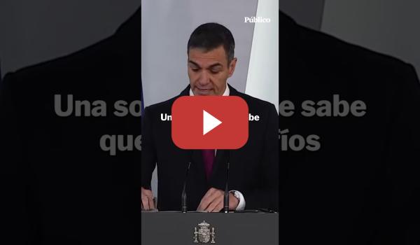 Embedded thumbnail for Pedro Sánchez sobre la gestión del brote de hantavirus: "Debemos sentir el orgullo de ser españoles"