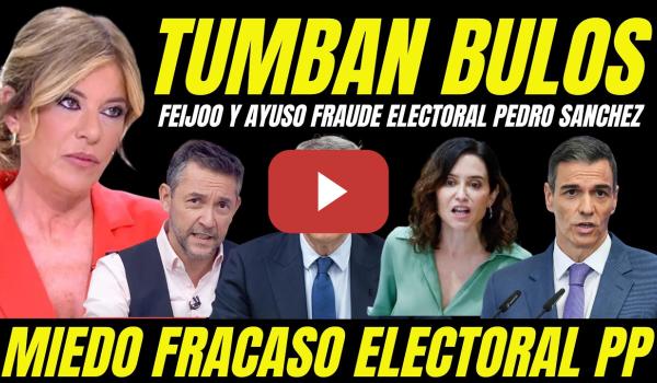Embedded thumbnail for FEIJÓO Y AYUSO PILLADOS SOLTANDO BULOS FRAUDE ELECTORAL PEDRO SÁNCHEZ "NUEVO BOCHORNO DEL PP"