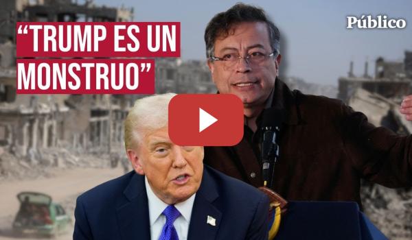 Embedded thumbnail for La firme reflexión de PETRO sobre TRUMP y GAZA: &quot;Siguen tirando bombas&quot;