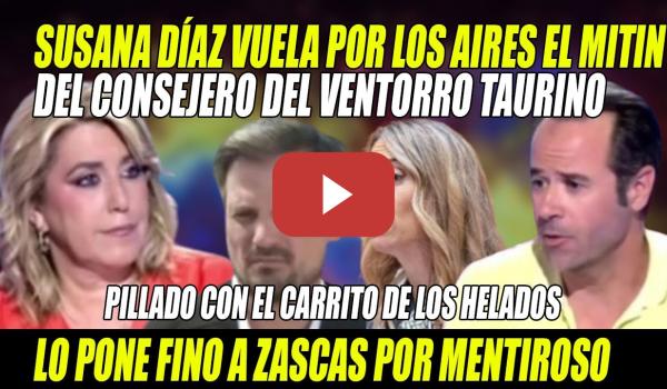 Embedded thumbnail for Díaz  FU-SI-LA las MENTIRAS del CONSEJERO del VENTORRO TAURINO y lo RIDICULIZA con PILLADA y ZASCAS