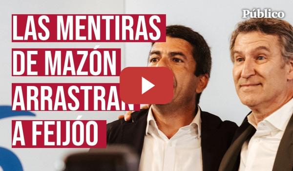 Embedded thumbnail for Las MENTIRAS de MAZÓN acorralan a FEIJÓO, que también mintió