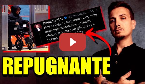 Embedded thumbnail for El comentario repugnante del youtuber de ultraderecha David Santos a una mujer inmigrante