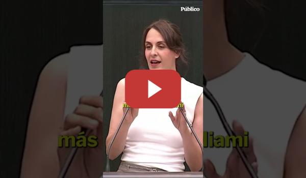 Embedded thumbnail for Rita Maestre carga contra Almeida: “Ha estado más veces en Miami que en el Puente de Vallecas”