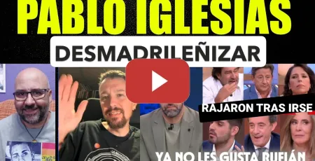 Embedded thumbnail for Pablo Iglesias se va tras hablar bien del pacto Rufián e Irene y se ponen todos a rajar. JAJAJA.