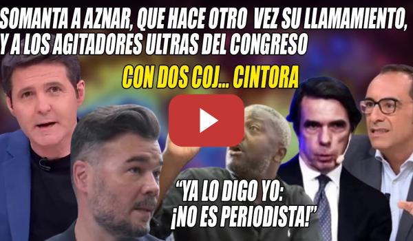 Embedded thumbnail for Con DOS C0J0NES Cintora👏¡ES V3N3NO!👏RESPONDE a Aznar y a Ndongo👏Vuelve a LLAMAR al GOLPISMO