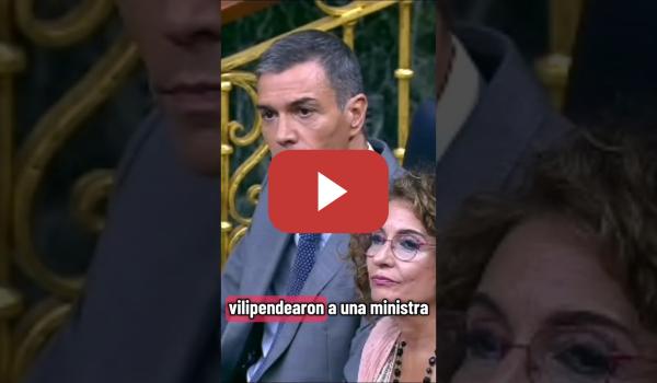 Embedded thumbnail for Gabriel Rufián retratando a Sánchez por hablar ahora de genocidio