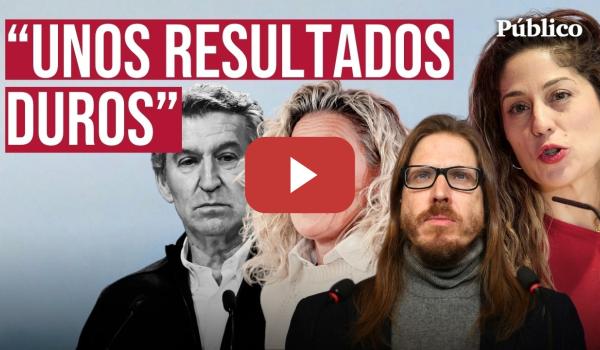 Embedded thumbnail for La IZQUIERDA reacciona a los RESULTADOS en Castilla y León: "El PP se mantiene sin saber por qué"