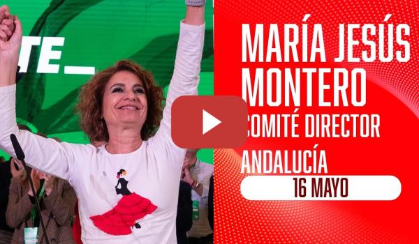 Embedded thumbnail for María Jesús Montero participa en el Comité Director del PSOE Andalucía