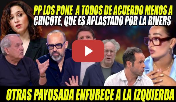 Embedded thumbnail for ATENCIÓN, PISOTEAN a Ayuso y Marina Rivers SE MERIENDA a Chicote📢Acuerdo Risto Mejide, Cintora,Aroca