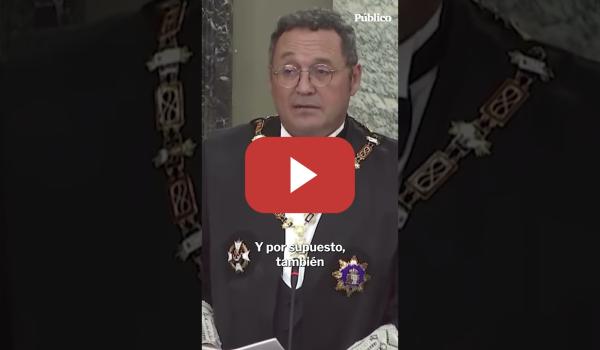 Embedded thumbnail for Álvaro García Ortiz: &quot;Si estoy aquí como fiscal general del Estado es porque creo en la justicia&quot;