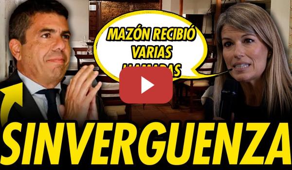 Embedded thumbnail for MARIBEL VILAPLANA ROMPE EL SILENCIO Y DESMONTA LAS MENTIRAS DE MAZÓN TRAS LA DANA