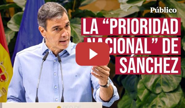 Embedded thumbnail for Las contundentes declaraciones de SÁNCHEZ por los INCENDIOS: "La emergencia climática MATA"