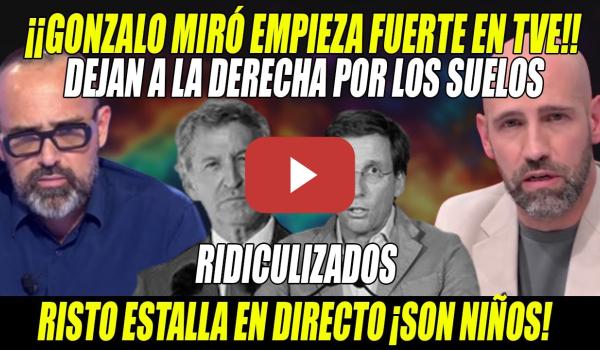 Embedded thumbnail for RISTO Mejide y G. MIRÓ COLISIONAN contra Feijóo y Almeida💥¡SON NIÑOS! ORGULLOSO de nuestra GENTE