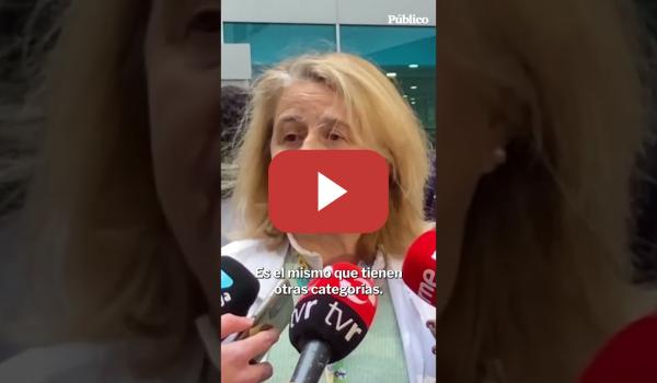 Embedded thumbnail for Miles de médicos continúan la huelga en toda España para pedir un estatuto marco propio