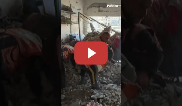 Embedded thumbnail for Así es como el PUEBLO PALESTINO supervisa los daños causados por los ATAQUES ISRAELÍES en la Franja