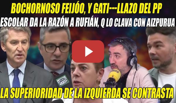 Embedded thumbnail for RIDÍCULO de Feijóo y CÁTEDRA de Rufián y Aizpurua, q SECUNDA Escolar🔥Llorar BIEN, pero hagamos ALGO