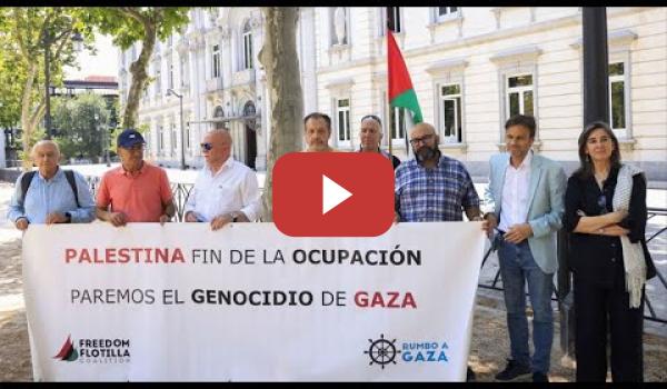 Embedded thumbnail for La Flotilla de la Libertad denuncia a Netanyahu ante la Audiencia Nacional