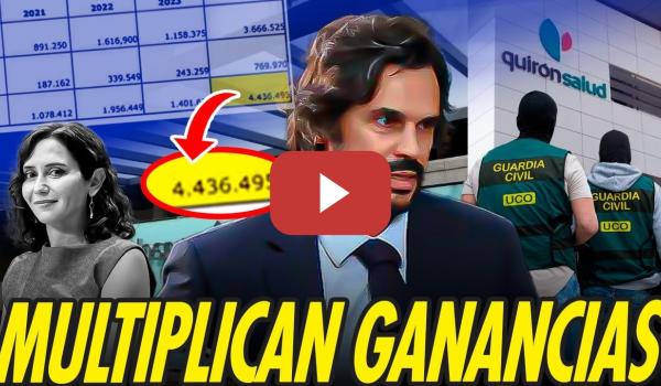 Embedded thumbnail for LA UCO Y HACIENDA INVESTIGAN AL NOVIO DE AYUSO Y A DIRECTIVO DE QUIRÓN POR PAGO DE 500.000 EUROS
