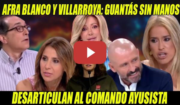 Embedded thumbnail for ESCOZOR MÁXIMO del PORTABOLSOS y el COMANDO AYUSISTA de TV tras RECITAL de Afra Blanco y VILLARROYA
