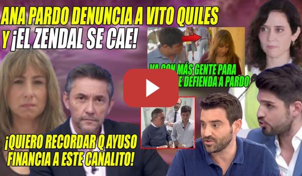 Embedded thumbnail for Ana Pardo DENUNCIA a los SUBVENCIONADOS de Ayuso, ¡y el ZELDAN se cae!💥Vito Quiles y Negre CA-GA-OS
