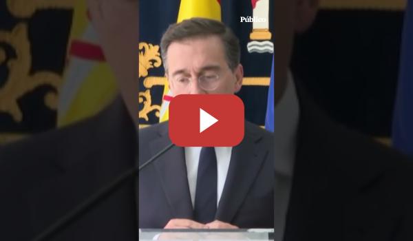 Embedded thumbnail for Albares asegura estar trabajando en colabaración con su homólogo marroquí: "Hablamos todos los días"