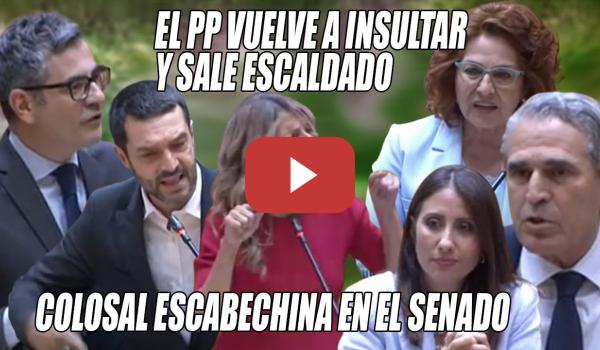 Embedded thumbnail for COLOSAL ESCABECHINA a senadores INSULTONES del PP⚡Díaz,Bustinduy y Bolaños les dan un BAÑO con DATOS