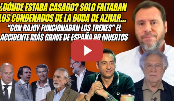 Embedded thumbnail for ¡SOLO FALTABA CORREA! MEDIOS OCULTAN la CORRUPCIÓN del PP. FEIJÓO se RINDE TRUMPISMO AZNAR y AYUSO