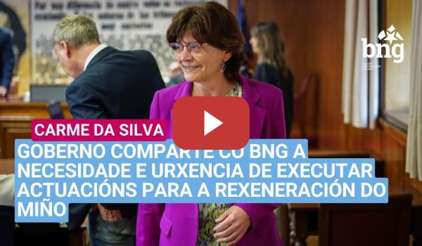 Embedded thumbnail for Goberno comparte co BNG a necesidade e urxencia de executar actuacións para a rexeneración do Miño