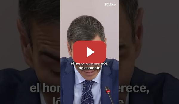 Embedded thumbnail for SÁNCHEZ sobre la CONSTITUCIÓN: &quot;La mejor evidencia de la democracia plena y consolidada que somos&quot;