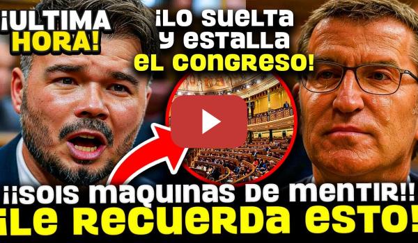 Embedded thumbnail for 💥¡AHORA! LA JUGADA DE RUFIÁN QUE DEJA A FEIJÓO EN RIDÍCULO: ¡LE RECUERDA EL BULO DE RICKY MARTIN!