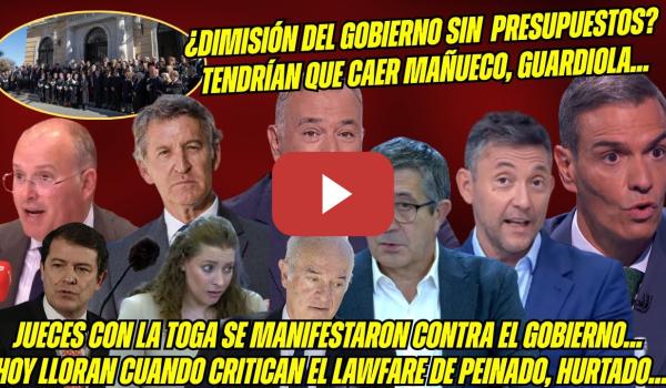Embedded thumbnail for HUNDEN a TELLADO y FEIJÓO x MENTIROSOS ¡Patxi López los DESTROZA! SÁNCHEZ hace RABIAR JUECES FACHAS