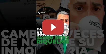 Embedded thumbnail for JAVIER ORTIZ RIQUELME CAMBIA 5 VECES DE NOMBRE SU INMOBILIARIA