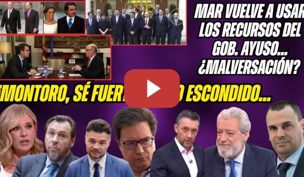 Embedded thumbnail for MONTORO IMPUTADO: MINISTRO AZNAR y RAJOY, ASESOR FEIJÓO. PRISIÓN para NOVIO AYUSO y RIDÍCULO MAR!