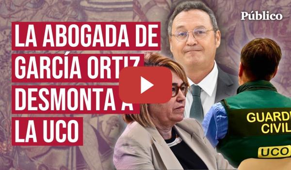 Embedded thumbnail for La Fiscalía acorrala a los agentes de la UCO en el juicio a GARCÍA ORTIZ: &quot;Es una suposición suya&quot;