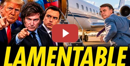 Embedded thumbnail for FLAVIO BOLSONARO HUYE DE BRASIL CON LA AYUDA DE TRUMP, MILEI Y NOBOA